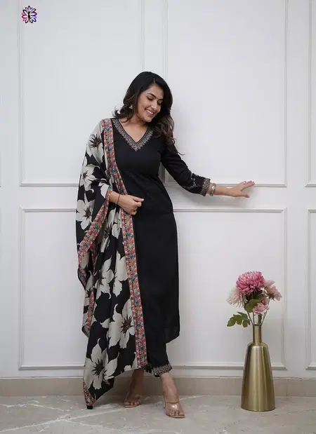 KF 4042 Kalaai Viscose Silk Wholesale Kurti With Bottom Dupatta In India
